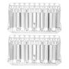 2pcs Acrylic Makeup Brush Holder Organizer, Cosmetic Brushes Storage, 26 Hole Storage Rack Cosmetic Storage Rack Transparent Plastic Desktop Cosmetic Brush Display Rack view 1