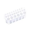 2pcs Acrylic Makeup Brush Holder Organizer, Cosmetic Brushes Storage, 26 Hole Storage Rack Cosmetic Storage Rack Transparent Plastic Desktop Cosmetic Brush Display Rack view 3
