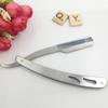 Hemoton 3pcs Straight Razor for Men Manual Shaving Kit Stainless Steel for Beard Sideburns Short Fine Hair Sturdy Easy to Clean Barber Shop Use view 2