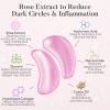 BLOOMORA Rose Under Eye Patches (30 Pairs) - Under Eye Mask for Appearance of Dark Circles - For Puffy Eyes Smoothing - Skincare Mask view 2
