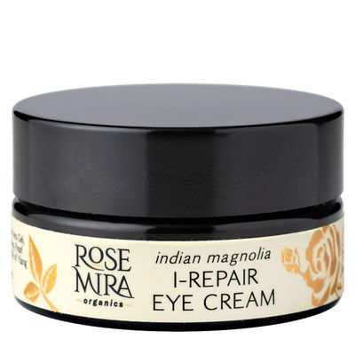 Rosemira Organics Organic Indian Magnolia I-Repair Eye Cream - 100% Natural, Cruelty-Free, GMO & Gluten-Free - Moisturizing, Lifting & Firming for All Skin Types