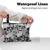 Cafl Human Skulls Makeup Bag Travel Large Death's Head Cosmetic Bag Organizer toiletry Essentials Jewelry Zipper Bag Gift For Women -108 inch view 4