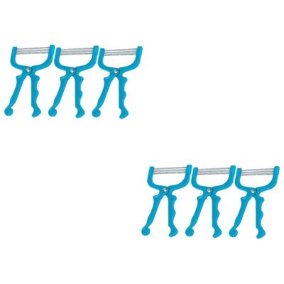 NOLITOY 6pcs Facial Hair Removal Tool Manual Epilator for Face Skin Care Hair Remover