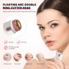 COOL CARRY Facial Hair Removal for Women & Eyebrow Trimmer 2 in 1,Double Head Electric Shaver&Portable Peach Fuzz Hair Razor,Rechargeable Remover for Pubic Lips Face Ear,Body Hands, Chin Beard Hair view 3