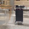 Salon Trolley, 6 Tiers Beauty Salon Trolley with Handle+Rolling Wheels, 5 Drawers and 2 Hair Dryer Holder Side Tray for Beauty Salons, Barber Stores, Hospitals, and Health Centers, Black view 3