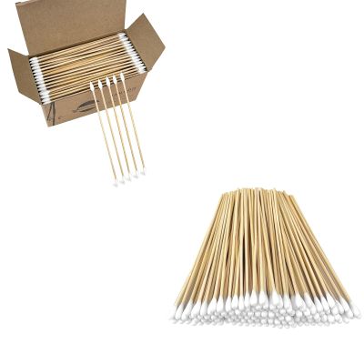 400 Pcs Gun Cleaning Swabs with Double Pointed Tips & 200 Pcs Long Cotton Swabs
