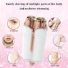 Facial Hair Removal for Women - 2-in-1 Wet/Dry Electric Shaver Body Hair Trimmer Cordless Waterproof Bikini Trimmer Shaver Brows Eyebrow Hair Remover Electric Device for Face view 2