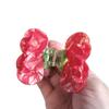 Big Cherry Hair Clips,Cellulose Acetate Hair Clips,Big Claw Clips for Girl,Hair Accessories,Red view 4