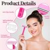 60 Count Women's Disposable Razors, Twin Blade Shaving Razor Pink Stainless Steel Women's Disposable Razors for Men Women Camping Traveling Home view 3