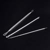 1set(3pcs) Professional Acne Needles Durable Blackhead Remover Kit Stainless Steel Pimple Extractor Stainless Steel view 3
