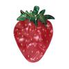 Big Strawberry Hair Clips,Cellulose Acetate Hair Clips,Big Claw Clips for Girl,Hair Accessories,Red view 1