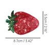 Big Strawberry Hair Clips,Cellulose Acetate Hair Clips,Big Claw Clips for Girl,Hair Accessories,Red view 2
