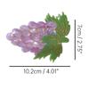 Big Grape Hair Clips,Cellulose Acetate Hair Clips,Big Claw Clips for Girl,Hair Accessories,Light Purple view 2