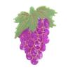 Big Grape Hair Clips,Cellulose Acetate Hair Clips,Big Claw Clips for Girl,Hair Accessories,Purple view 1