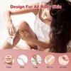 Electric Razor for Women,3 in 1 Shaver Hair Remover for Women Face,Wet & Dry Painless Shaver Bikini Trimmer for Face,Legs and Underarm (Pink) view 4