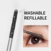Erinde Black Washable Metal Mascara, Waterproof Iron Wand Mascara, Brushless Metal Wand, Super Voluming Lash Extensions, Long Lasting Smudge-Proof No Flaking Tint view 3