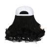 WUODHTW Women's Wig Baseball Hat Wool Curly Hair Big Wave Curly Hair Wig Sunshade hat wig Halloween Daily Party Use view 1