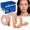 Anti Wrinkle Face Tape | Skin Tape for Wrinkles | Facial Myofascial Lift Tape for Skin | Wrinkle Tape for Face & Forehead | Facial Tape for Wrinkles | Anti Aging Tape for Wrinkles Overnight 2 Rolls view 1
