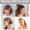 16 Pieces Geometric Metal Hair Pins, Silver Hair Pins Pearls Hair Clips Hair Barrettes Metal Bobby Pins for Woman Girls view 3