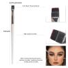 53 Pcs Fine Angled Eyeliner Brush, Include 3 pcs Ultra-Thin Precision Makeup Brushes Set and 50 Pcs Professional Point Eyeliner, Synthetic Bristles Eye Makeup Tool(white) view 3
