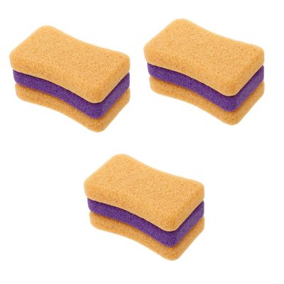 Healeved 9pcs Pumice Stone Exfoliating Tool for Foot Care Natural Dead Skin Remover Comfortable Grip for Pedicure and Massage Random Colors