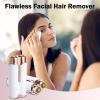 Senprity 2 in 1 Eyebrow Trimmer and Facal Hair Removal for Women with Light, Portable Facial Hair Remover, User-Friendly Hair Removal Tool Electric Hair Removal for Face Eyebrows (White) view 3