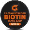 Beard Balm with 2X Concentration Biotin, Beard Growth Balm for Men - Mustache Wax & Beard Conditioner for Growth - Hydrates, Thickens Facial Hair Growth - Made with Castor Oil & Argan Oil - 2 Ounce view 1