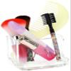 BUUEERR 2 PCS Swabs Holder Dispenser Cotton Storage Organizer Clear Acrylic Cosmetic Makeup Case Container for Cotton Pads, Cotton Swabs, Q-Tips, Make Up Pads view 4