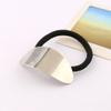 ADIASEN 2pcs Metal Metal smooth surface leather cover hair loop Hair rope Hair accessories hair elastic hair tie view 4