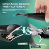 ILLFER Slanted Ingrown Toenail Clippers for Thick Toenails, Anti Splash Podiatrist Toe Nail Clippers for Men Seniors, Stainless Steel Sharp Blade Precision Nippers with Comfort Handle view 2