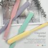 Jaasuee 4-Piece Non-Stick Wax Spatulas Set, Silicone Waxing Applicators for Hair Removal, Home Salon Body Use (Pink, Yellow, Purple, Green) view 3