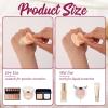 12 Pcs Square Makeup Sponges for Foundation Facial Powders Puff Cosmetic Sponge Round Foam Pad Beauty Makeup Eye Face Foundation Powders Blender for Liquid Foundation Cream Powders Concealer view 3