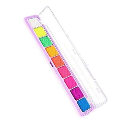 EINCORN Body Paint, Black Light Body Paint in Dark Face Paint, 9 Water Professional Face Paint