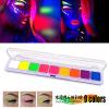 EINCORN Body Paint, Black Light Body Paint in Dark Face Paint, 9 Water Professional Face Paint view 2