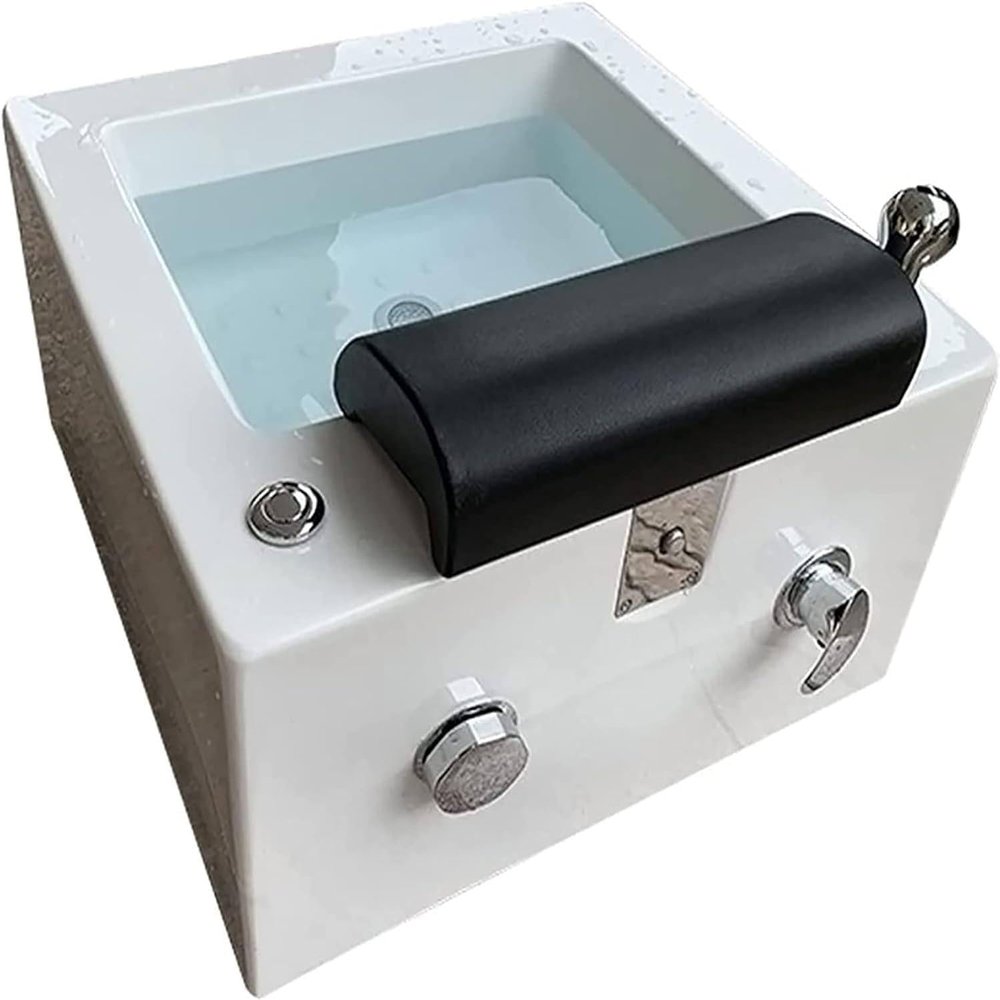 JINGEDD Acrylic Massage Footbath Heated Foot Spa Footbath Pedicure Foot Spa Hot and Cold Adjustment Pedicure Bowl Nail Salon Pedicure Bathtub,Foot Detox Bucket Tub,A