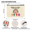 27th Birthday Gifts for Her Makeup Bags, 1998 Happy 27th Birthday Decorations for Women Her, 27 Year Old Gifts Ideas for Daughter, Sister, BFF, Female, Girls, Cosmetic Travel Pouch view 2