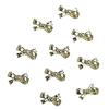 10pcs Delicate Alloy Bow Nail For Stylish And Cute Nail Decorations For Women Girls Eye Catching Alloy Nail Ornaments view 1
