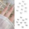 10pcs Delicate Alloy Bow Nail For Stylish And Cute Nail Decorations For Women Girls Eye Catching Alloy Nail Ornaments view 2