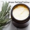 Beef Tallow Face Moisturizer - Grass Fed Beef Tallow for Skin Care- unscented Handmade Tallow face Cream- organic tallow balm for Sensitive Dry Skin, Eczema, Psoriasis, sunburn (OATMEAL & HONEY) view 2