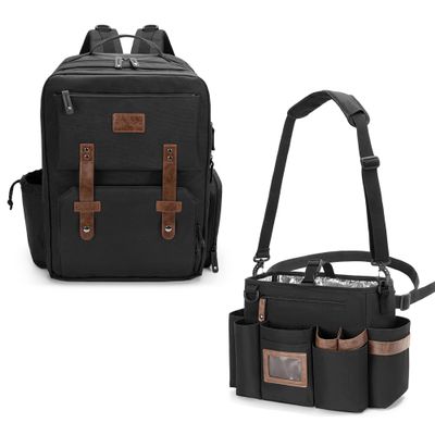 BAFASO Hairstylist Backpack and Insulated Hairstylist Bag