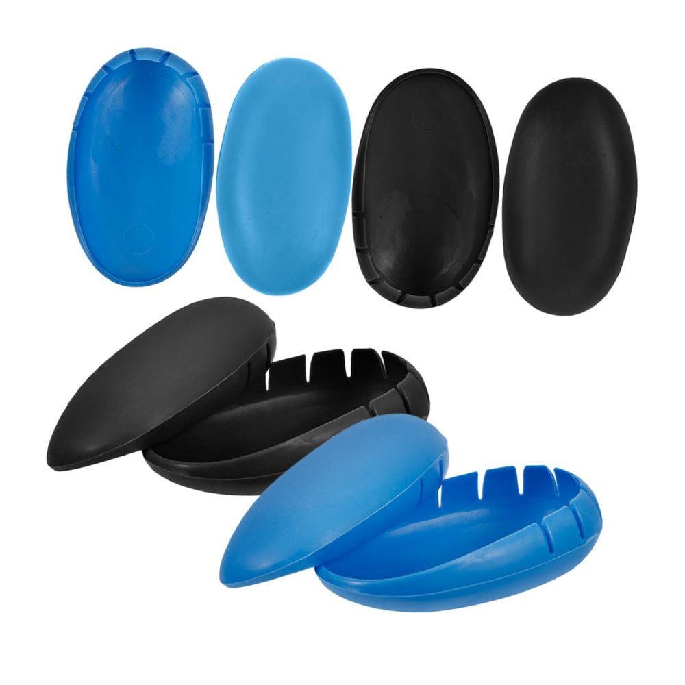 AUTSUPPL 4pairs Silicone Ear for Hair Dyeing Coloring Comfortable Protective Earmuffs for Salon Use for Washing Hair