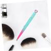 AUTSUPPL Eyebrow Trimmer Tool with Stainless Steel Tweezers Eyelash Applicator and Eyebrow Brush Compact Durable Gradient Blue- for Precise Grooming view 4
