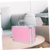 AUTSUPPL Portable Aluminum Alloy Makeup Case Organizer Small Pink Travel Cosmetic Box with Ample Space for Nail Supplies and Makeup Essentials Lightweight Design for Convenient Carrying view 3