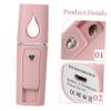 AUTSUPPL Portable Facial Steamer with Capacity Mini Handheld Face Mister for Hydration USB Rechargeable Humidifier for Women for Skincare and Refreshing Go view 2