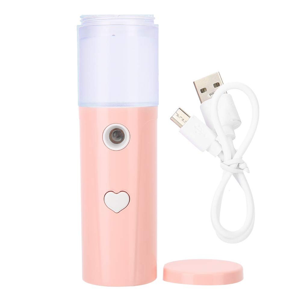 30ml Face Mister, Mini Steamer, USB Rechargeable Handheld Portable Face Hydration Sprayer for Skin Care, Makeup, Cleaning Pores, Eyelash Extensions, Cool ()