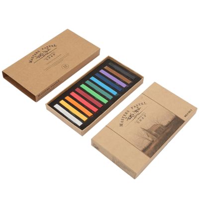 KIMISS Colorful 12-Crayon Sets: Fluorescent Hair Dying Rod Painting Chalk Set and Pastel Crayons (#01)