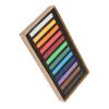 KIMISS Colorful 12-Crayon Sets: Fluorescent Hair Dying Rod Painting Chalk Set and Pastel Crayons (#01) view 3