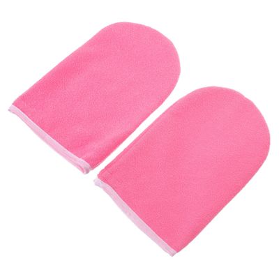 AUTSUPPL Paraffin Wax Hand Covers Moisturizing Mitts for Reusable Cloth Liners for Hand Therapy Stylish Design with White Trim for Home and Professional Use