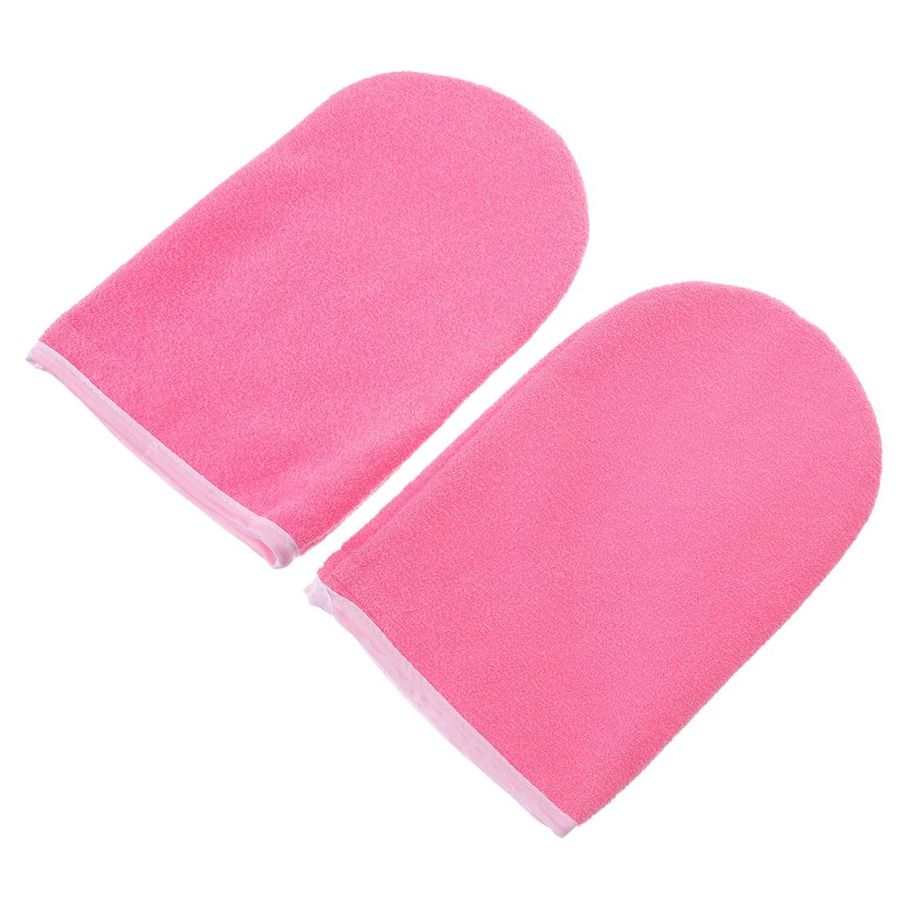 AUTSUPPL Paraffin Wax Hand Covers Moisturizing Mitts for Reusable Cloth Liners for Hand Therapy Stylish Design with White Trim for Home and Professional Use