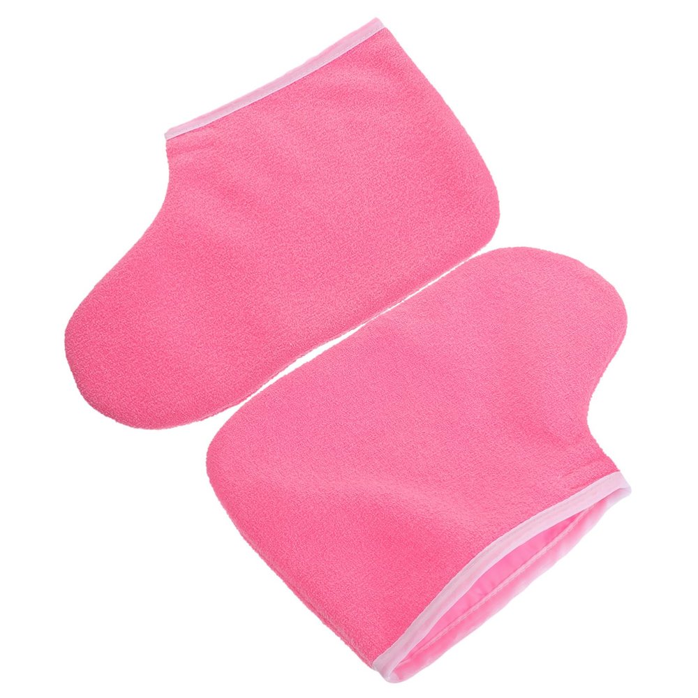 AUTSUPPL Foot Wax Therapy Wax Mask Dry Cracked Feet Treatment Bath Spa Massage Plantar Fasciitis Relief Spa Paraffin Covers Hydrating Mask